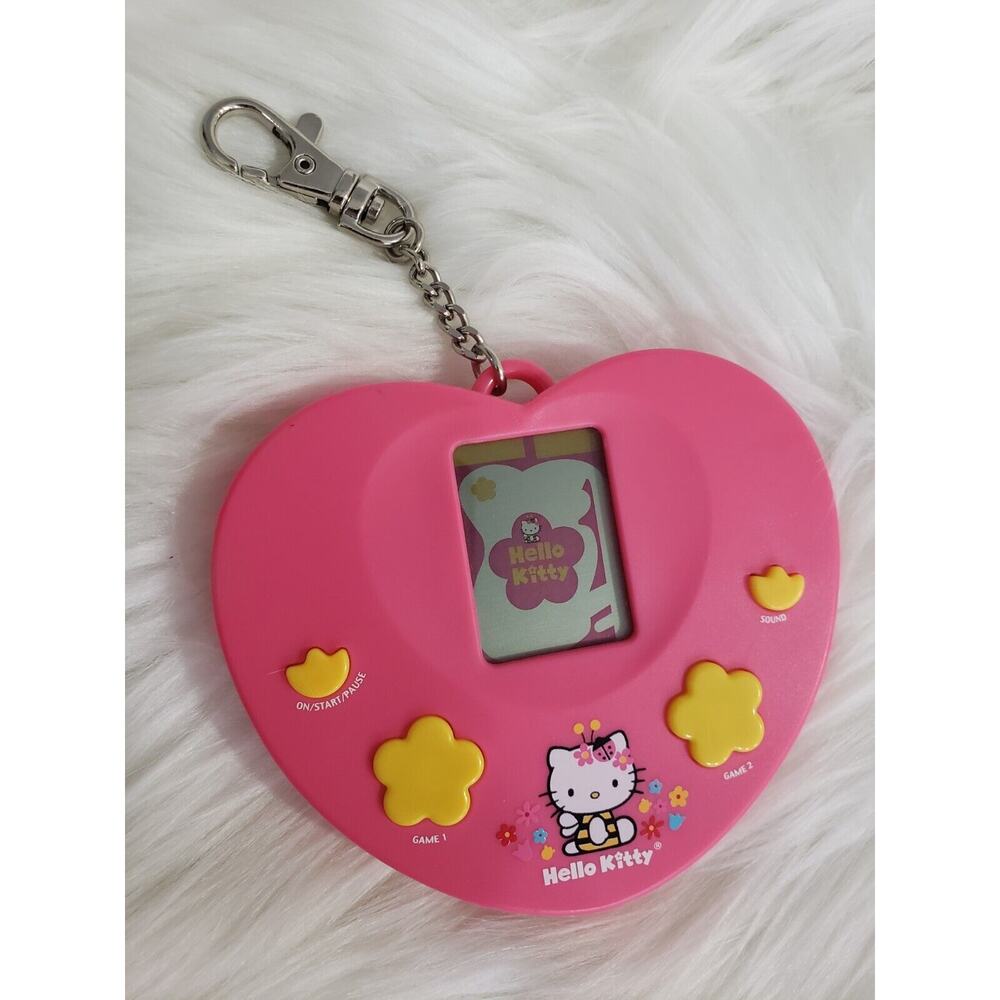 Vintage 2003 Sanrio Hello Kitty Electronic Pinball Game Heart Shape Tested Works